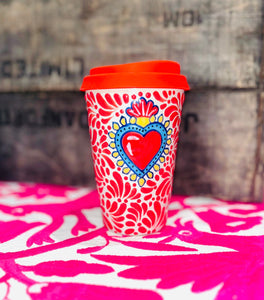 Heart red, Talavera Mug