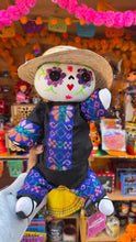 Load image into Gallery viewer, “Lele Catrina” Handmande Day Of The Dead Mexican Dolls
