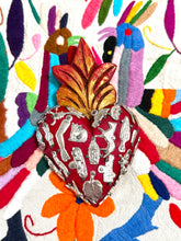 Load image into Gallery viewer, Mexican "Milagros" Heart Wall Hanging
