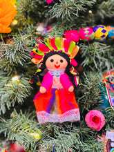 Load image into Gallery viewer, &quot;Lele&quot; Mexican Doll Christmas Ornament
