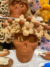 Load image into Gallery viewer, Red Clay Calavera Catrina
