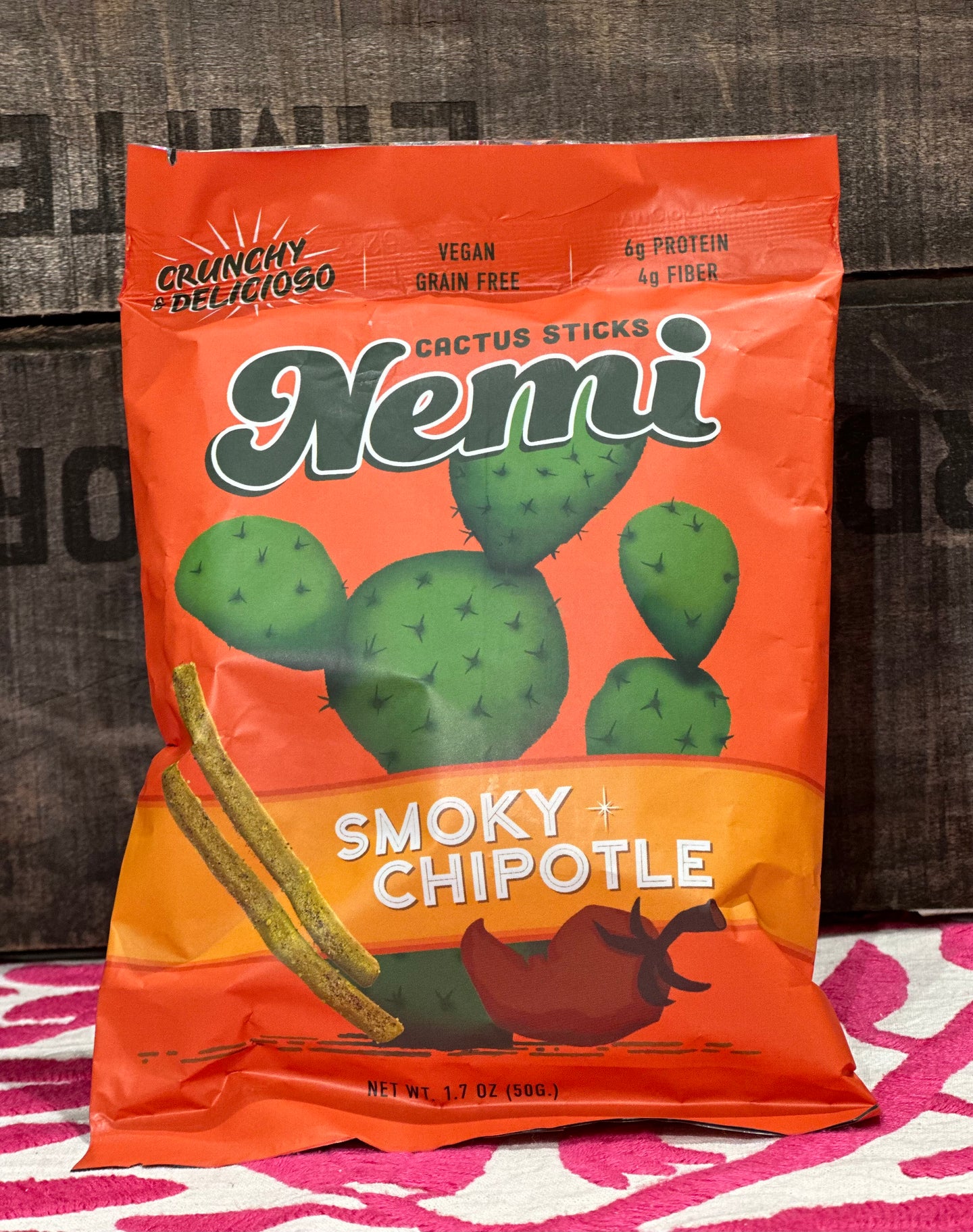 Nemi Cactus Chips -- Smoky Chipotle