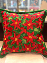 Load image into Gallery viewer, Embroidered Noche Buena Pillowcase

