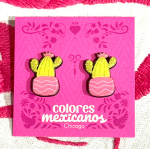 Mexican Cactus Earrings