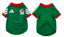 Load image into Gallery viewer, Mexico Green Soccer Jersey for Dogs &amp; Cats – Mexican Football Design
