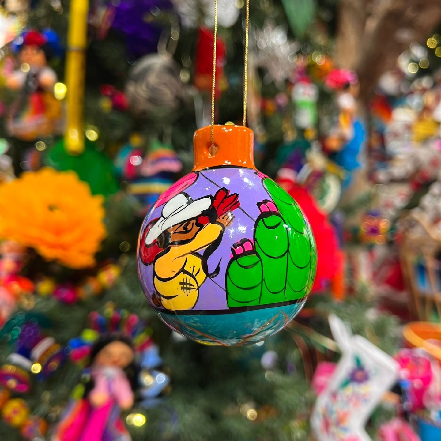 Handpainted Clay Story Ornaments - Guerrero, Mexico