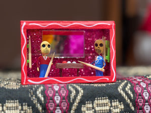 "Muertos" Day of the Dead Mini Shadow Boxes