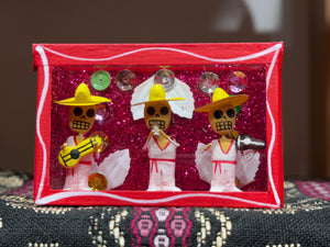 "Muertos" Day of the Dead Mini Shadow Boxes