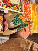 Load image into Gallery viewer, Mexican Hand Painted Sombrero— Calla Lillies
