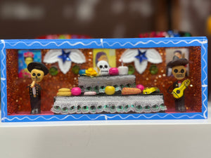 "Muertos" Day of the Dead Shadow Boxes (ofrendas)