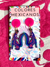 Load image into Gallery viewer, Mexican Alebrije Coyote Earrings
