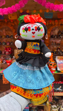 Load image into Gallery viewer, “Lele Catrina” Handmande Day Of The Dead Mexican Dolls
