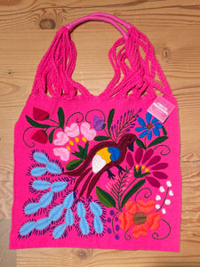 Embroidered Tropical Tote Bags