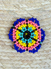 Load image into Gallery viewer, Colorful Beaded Flower Rings -- Guerrero, Mexico
