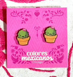 Mexican Cactus Earrings