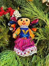 Load image into Gallery viewer, &quot;Lele&quot; Mexican Doll Christmas Ornament
