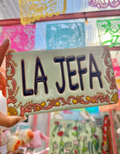 Load image into Gallery viewer, “La Jefa” Handmade Mexican Tiles
