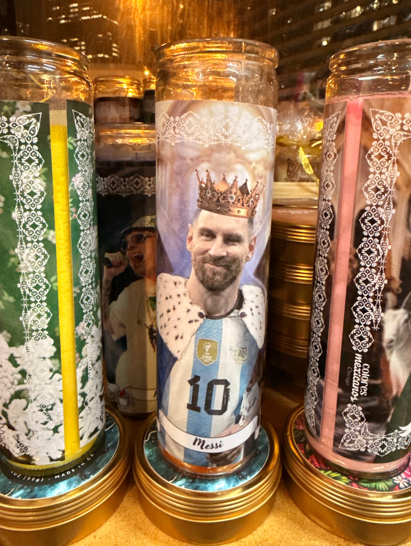 Messi, Celebrity Prayer Candle