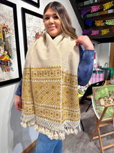 Load image into Gallery viewer, “Hueyapan&quot; Hand-Embroidered  Scarf
