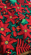 Load image into Gallery viewer, Christmas  Poinsettias  Guatemalan Table Runner
