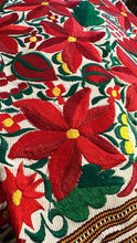 Load image into Gallery viewer, Christmas  Poinsettias  Guatemalan Table Runner

