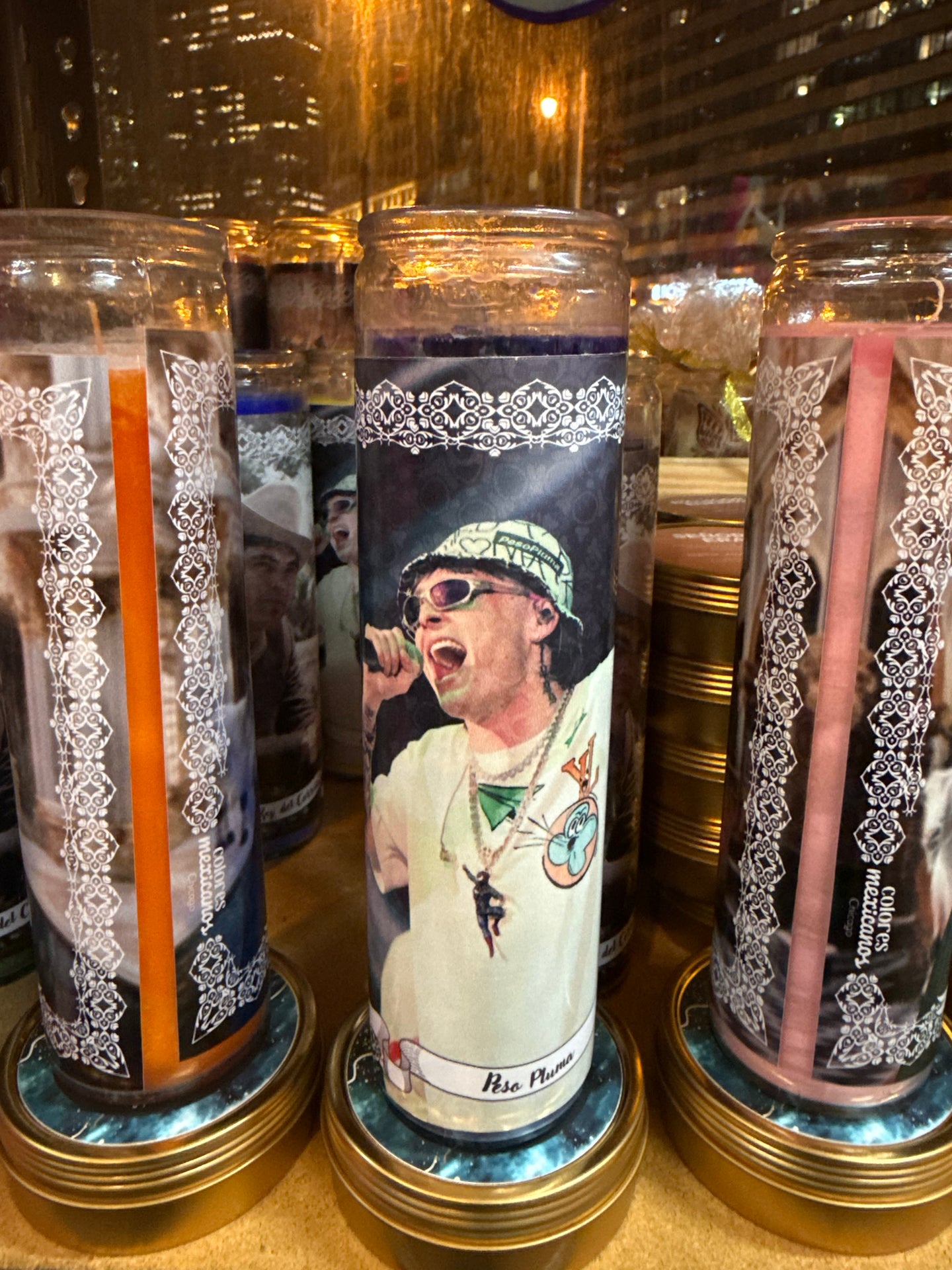 Peso Pluma, Celebrity Prayer Candle