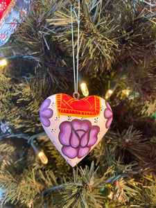 Mexican Heart ornaments