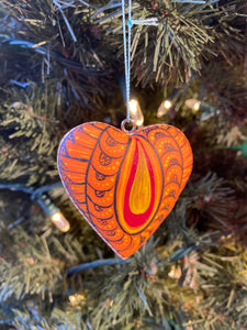 Mexican Heart ornaments