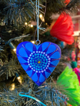 Load image into Gallery viewer, Mexican Heart christmas ornaments
