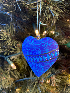 Mexican Heart christmas ornaments