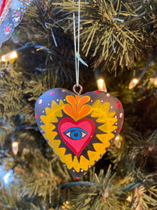 Mexican Heart ornaments