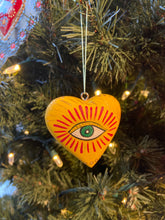 Load image into Gallery viewer, Mexican Heart christmas ornaments
