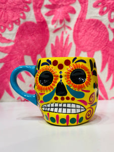 Calavera Mexican Mug - 8  oz.