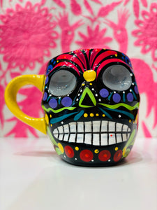 Calavera Mexican Mug - 8  oz.