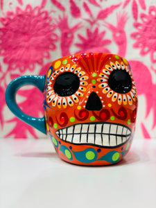 Calavera Mexican Mug - 8  oz.