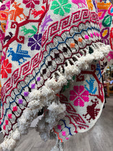 Load image into Gallery viewer, “Hueyapan&quot; Hand-Embroidered Rebozos colorful
