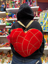 Load image into Gallery viewer, Red Concha Heart Bag
