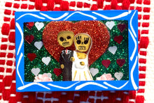 Load image into Gallery viewer, "Muertos" Day of the Dead Mini Shadow Boxes
