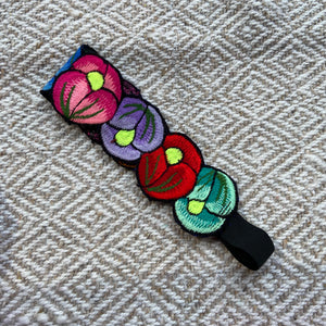 Hand Embroidered flower Headband Chiapas