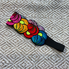 Load image into Gallery viewer, Hand Embroidered flower Headband Chiapas
