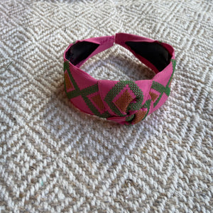 Hand Embroidered Design Headband Chiapas