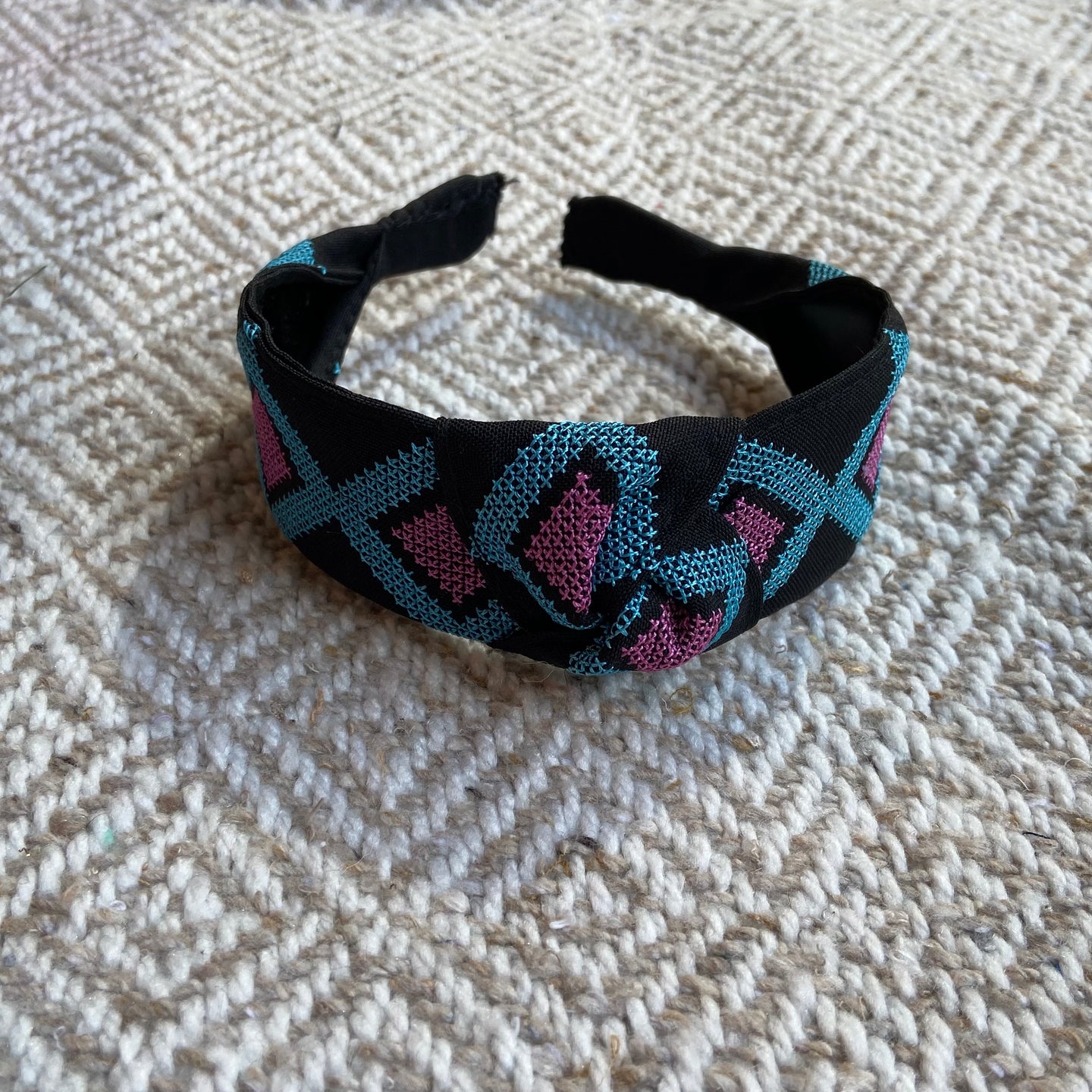 Hand Embroidered Design Headband Chiapas
