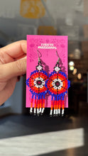 Load image into Gallery viewer, Beaded Dreamcatcher Earrings
