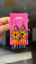 Load image into Gallery viewer, Beaded Dreamcatcher Earrings
