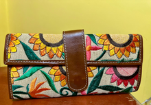 Load image into Gallery viewer, Sunflower Clutch Wallet
