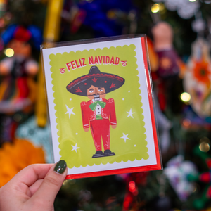 Feliz Navidad Mariachi Greeting Card