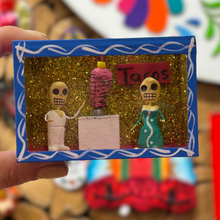 Load image into Gallery viewer, &quot;Muertos&quot; Day of the Dead Mini Shadow Boxes
