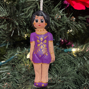 Paper Maché Doll Ornament