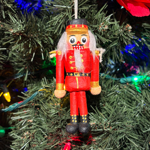 nutcrackers Paper Maché Ornament