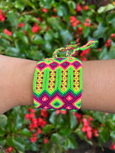 Load image into Gallery viewer, &quot;Amistad&quot; Handwoven Bracelet — Wide
